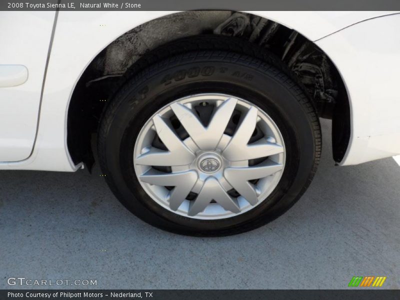 Natural White / Stone 2008 Toyota Sienna LE