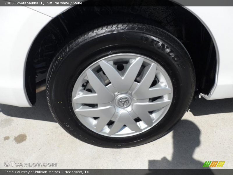 Natural White / Stone 2008 Toyota Sienna LE