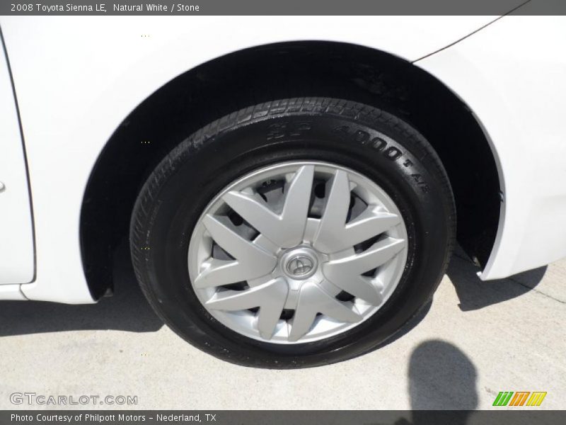 Natural White / Stone 2008 Toyota Sienna LE