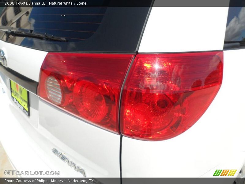 Natural White / Stone 2008 Toyota Sienna LE