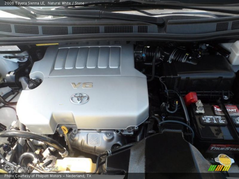 Natural White / Stone 2008 Toyota Sienna LE