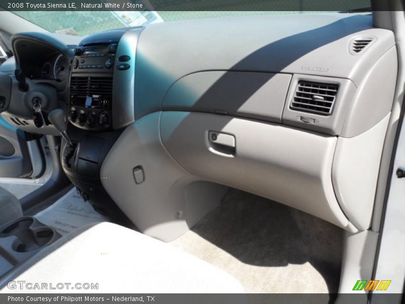 Natural White / Stone 2008 Toyota Sienna LE