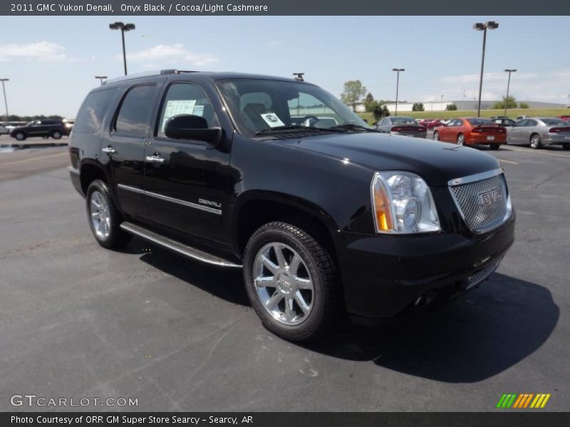 Onyx Black / Cocoa/Light Cashmere 2011 GMC Yukon Denali
