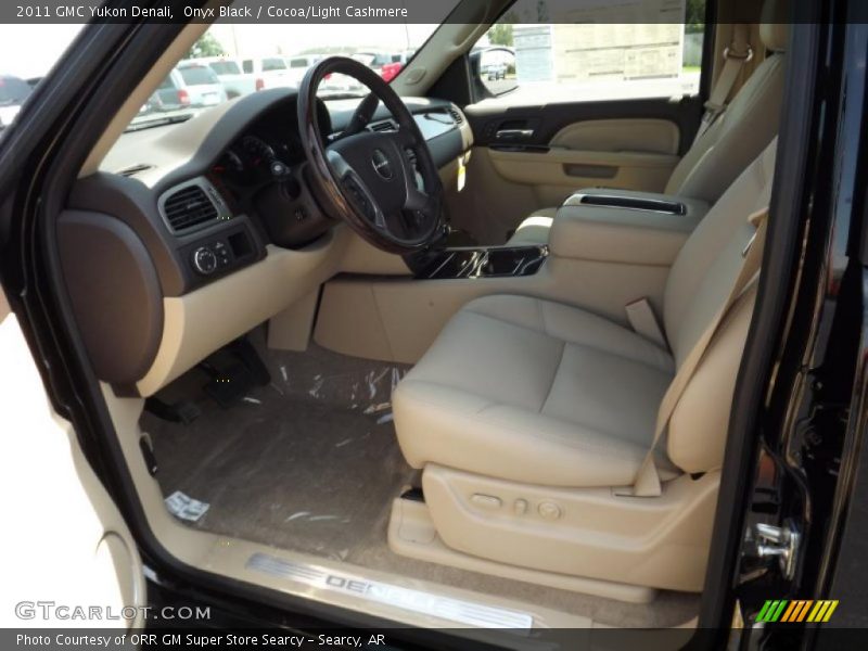 Onyx Black / Cocoa/Light Cashmere 2011 GMC Yukon Denali