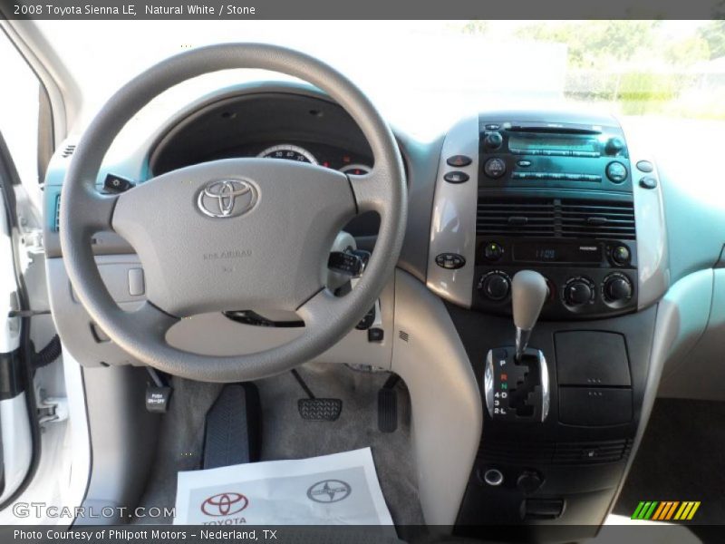 Natural White / Stone 2008 Toyota Sienna LE