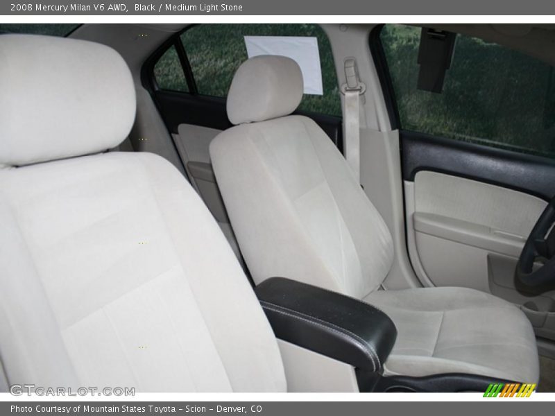 Black / Medium Light Stone 2008 Mercury Milan V6 AWD