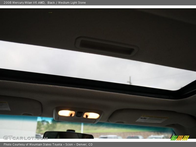 Black / Medium Light Stone 2008 Mercury Milan V6 AWD