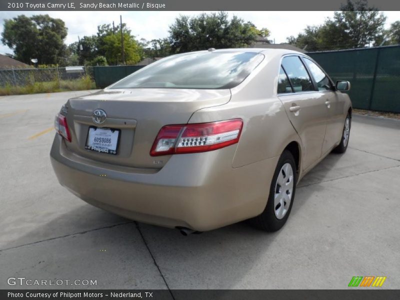 Sandy Beach Metallic / Bisque 2010 Toyota Camry LE