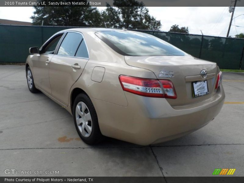 Sandy Beach Metallic / Bisque 2010 Toyota Camry LE