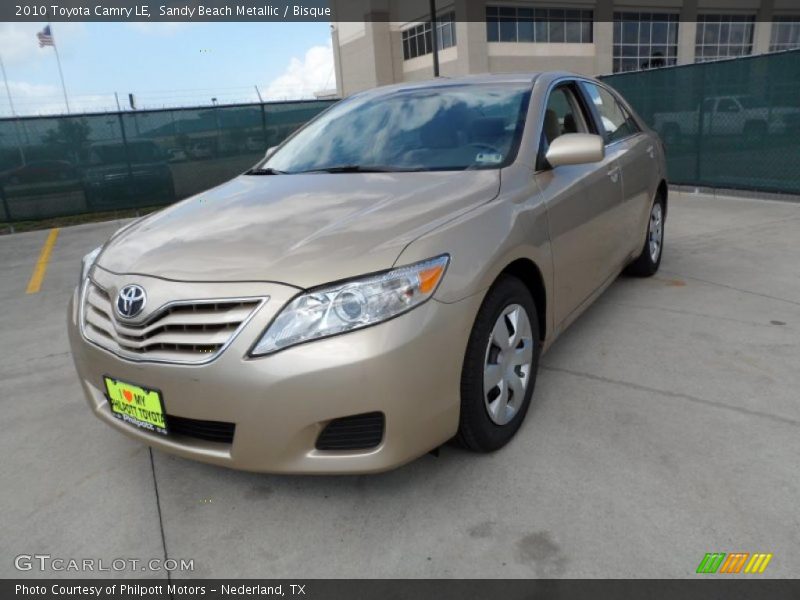 Sandy Beach Metallic / Bisque 2010 Toyota Camry LE