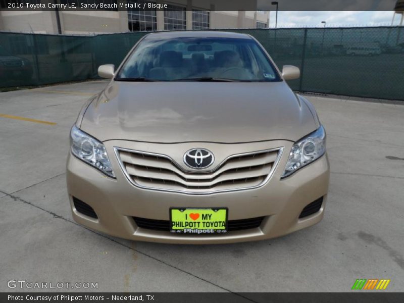 Sandy Beach Metallic / Bisque 2010 Toyota Camry LE