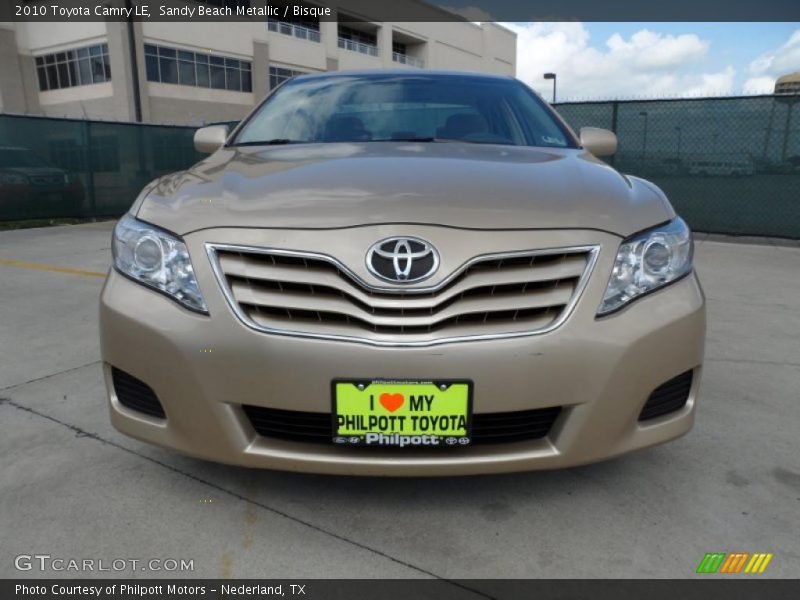 Sandy Beach Metallic / Bisque 2010 Toyota Camry LE