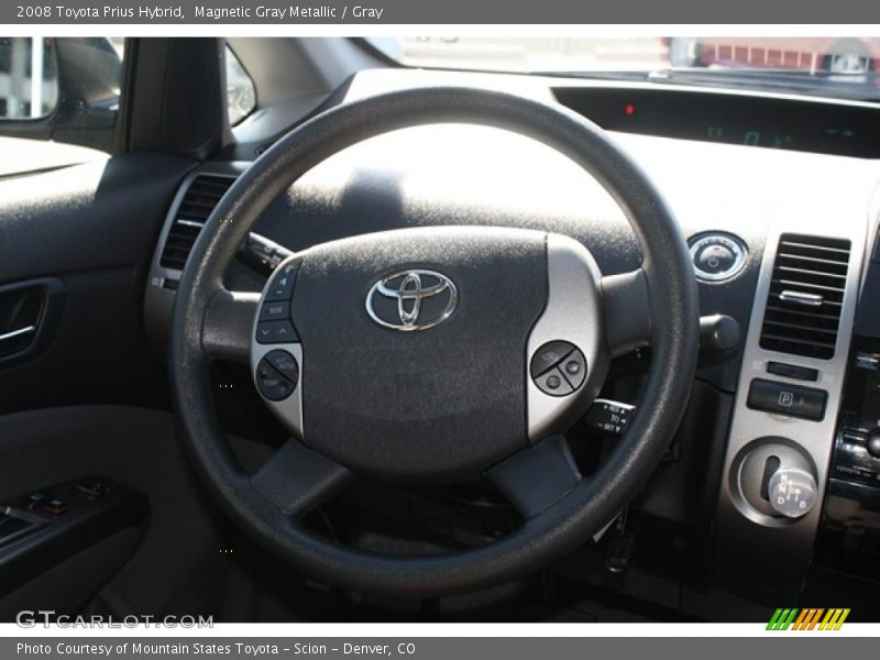 Magnetic Gray Metallic / Gray 2008 Toyota Prius Hybrid