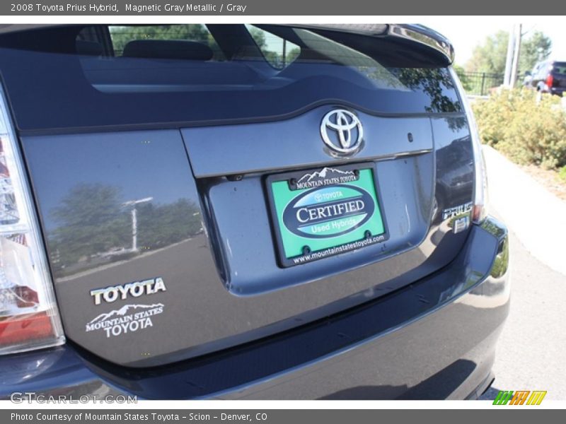 Magnetic Gray Metallic / Gray 2008 Toyota Prius Hybrid