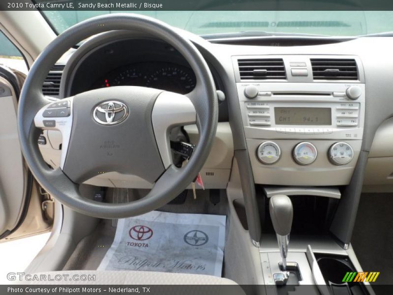 Sandy Beach Metallic / Bisque 2010 Toyota Camry LE