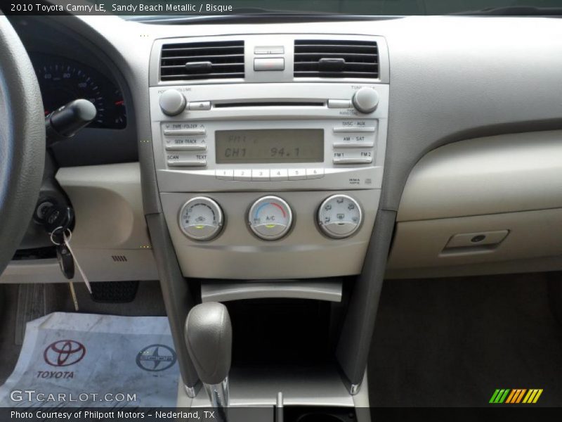 Sandy Beach Metallic / Bisque 2010 Toyota Camry LE