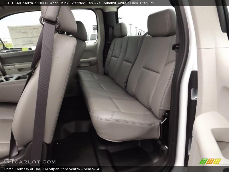 Summit White / Dark Titanium 2011 GMC Sierra 2500HD Work Truck Extended Cab 4x4