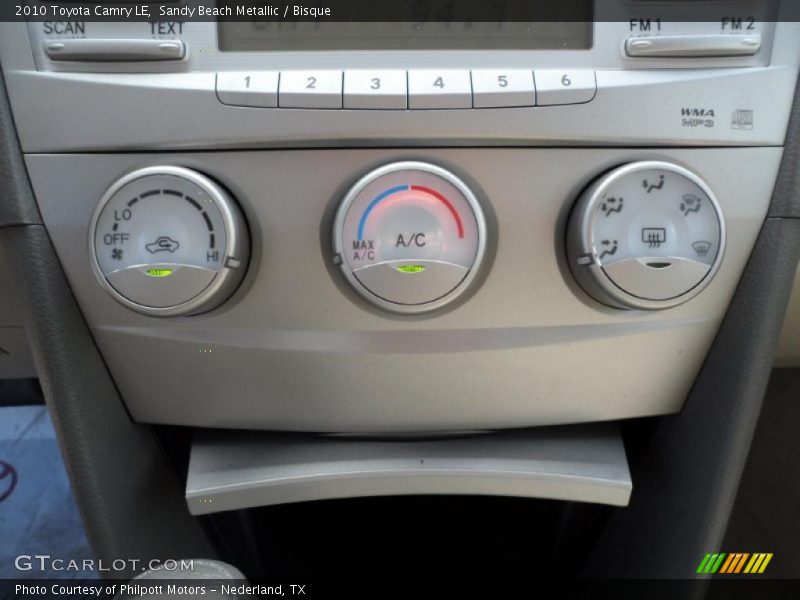 Sandy Beach Metallic / Bisque 2010 Toyota Camry LE