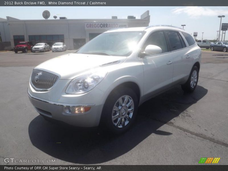 White Diamond Tricoat / Cashmere 2012 Buick Enclave FWD