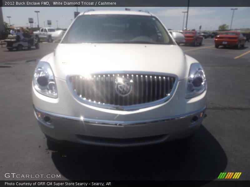 White Diamond Tricoat / Cashmere 2012 Buick Enclave FWD