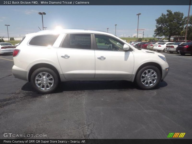 White Diamond Tricoat / Cashmere 2012 Buick Enclave FWD