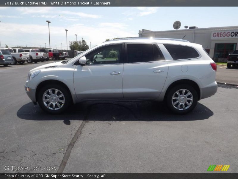 White Diamond Tricoat / Cashmere 2012 Buick Enclave FWD