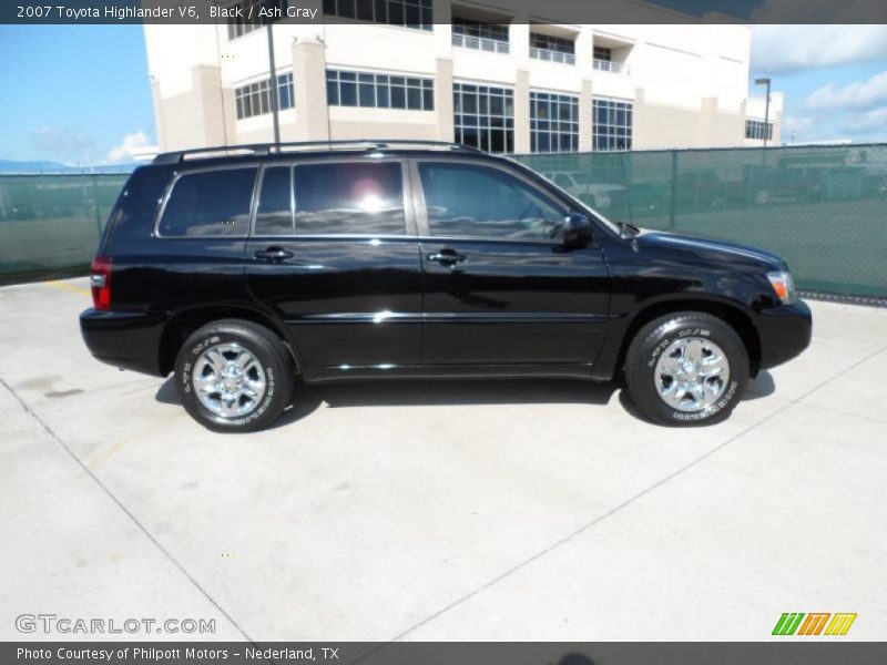 Black / Ash Gray 2007 Toyota Highlander V6
