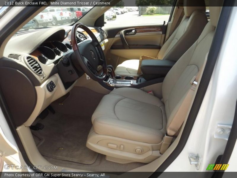 White Diamond Tricoat / Cashmere 2012 Buick Enclave FWD