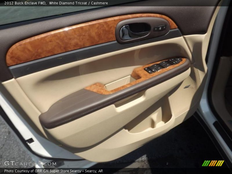 White Diamond Tricoat / Cashmere 2012 Buick Enclave FWD