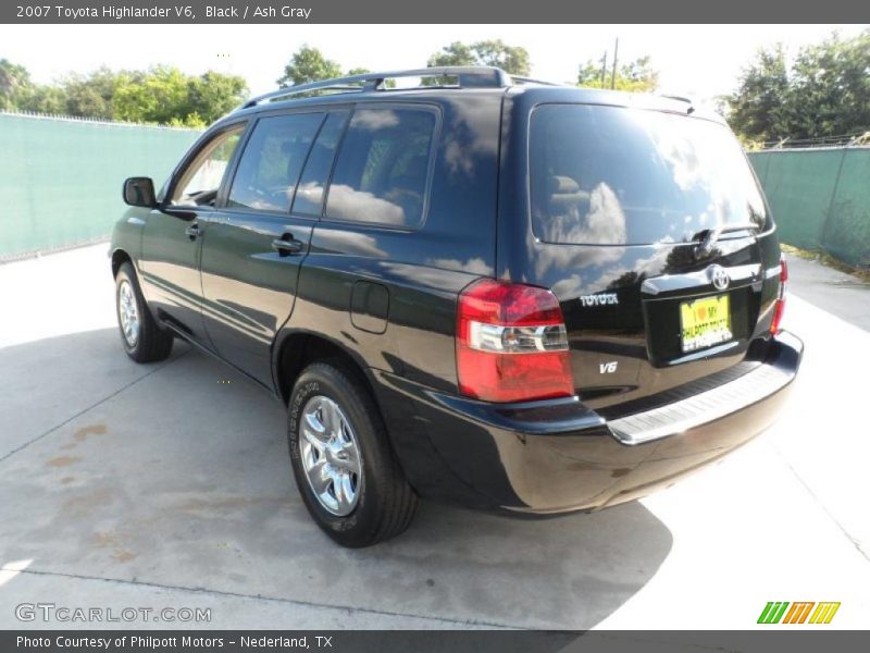 Black / Ash Gray 2007 Toyota Highlander V6