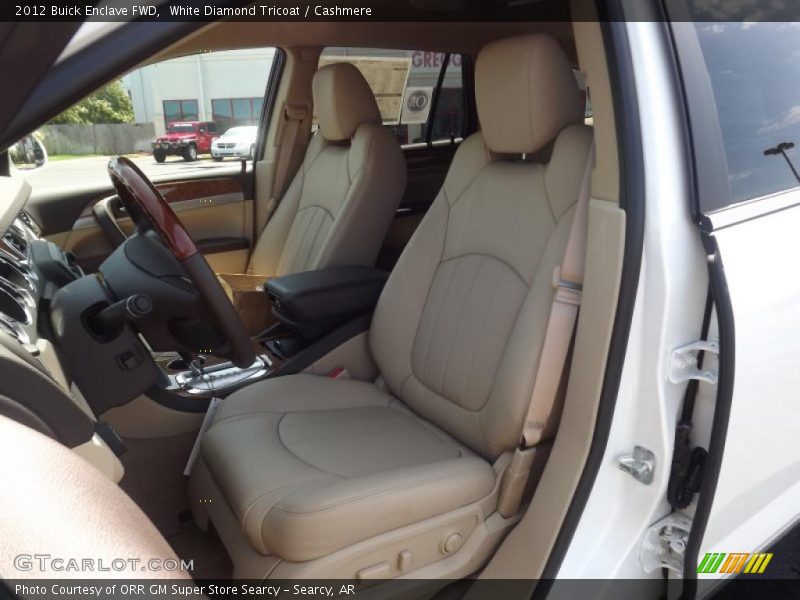 White Diamond Tricoat / Cashmere 2012 Buick Enclave FWD
