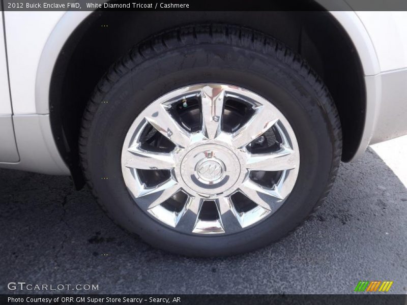 White Diamond Tricoat / Cashmere 2012 Buick Enclave FWD