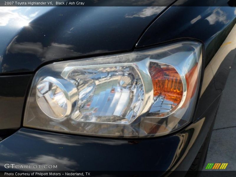 Black / Ash Gray 2007 Toyota Highlander V6