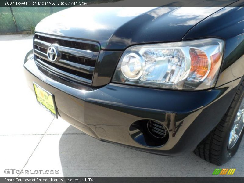 Black / Ash Gray 2007 Toyota Highlander V6