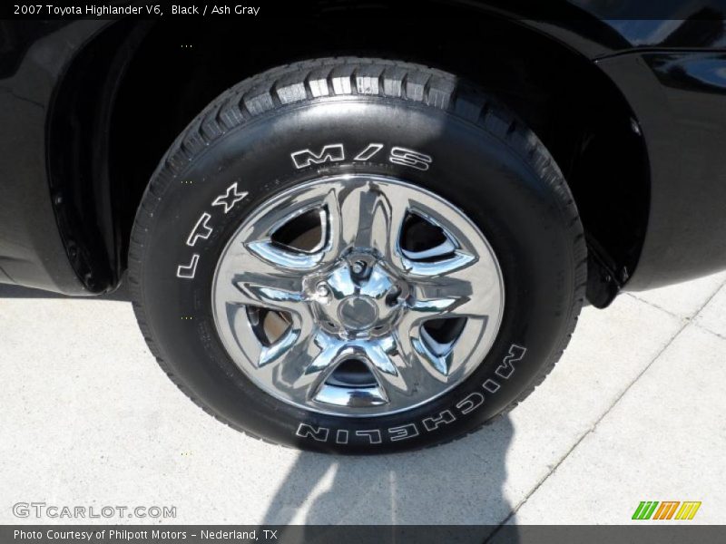 Black / Ash Gray 2007 Toyota Highlander V6