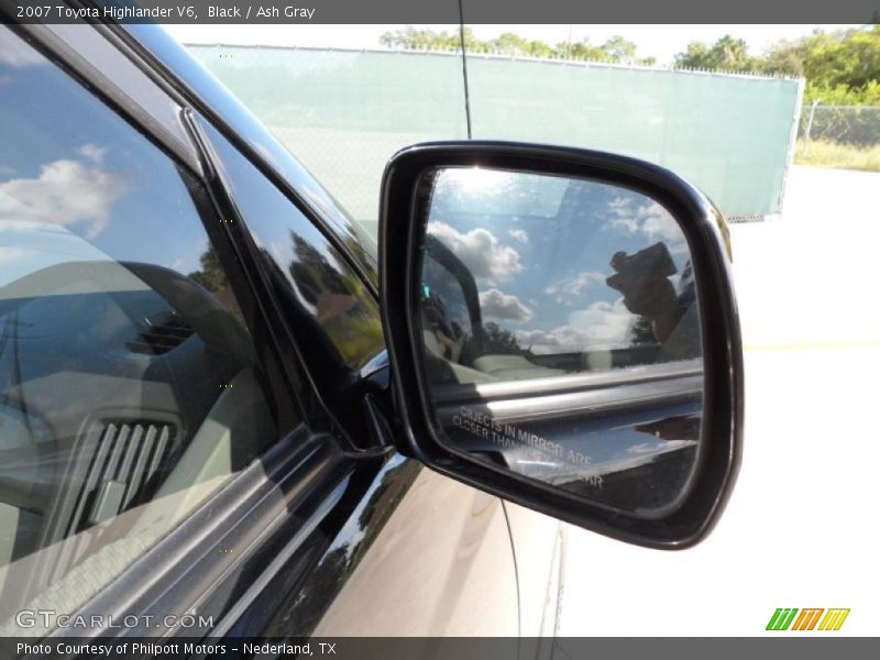 Black / Ash Gray 2007 Toyota Highlander V6