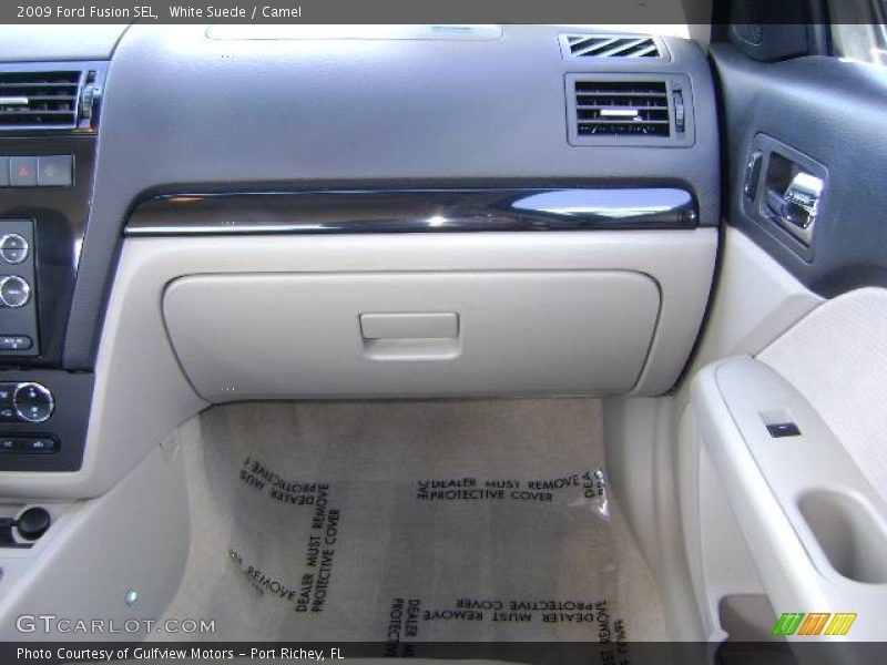 White Suede / Camel 2009 Ford Fusion SEL