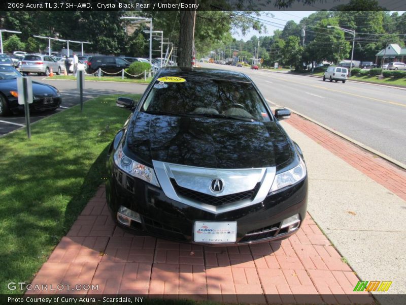 Crystal Black Pearl / Umber/Ebony 2009 Acura TL 3.7 SH-AWD