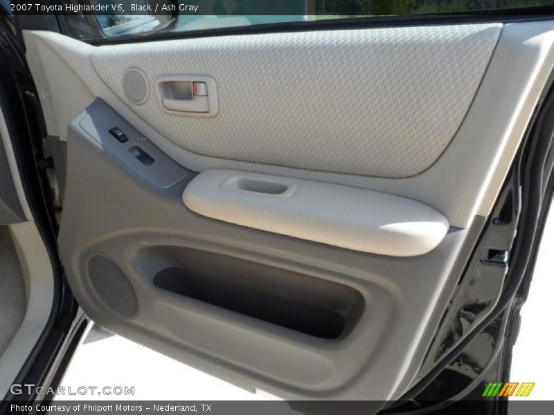 Black / Ash Gray 2007 Toyota Highlander V6