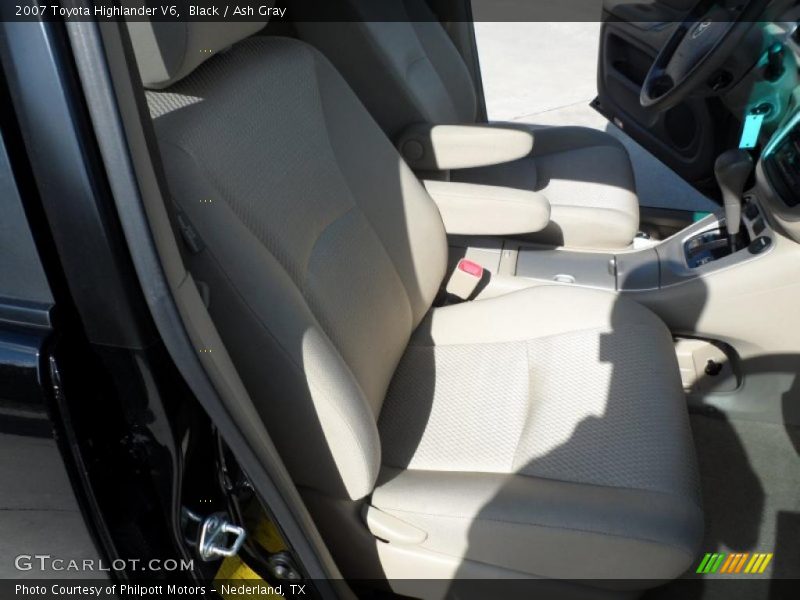 Black / Ash Gray 2007 Toyota Highlander V6