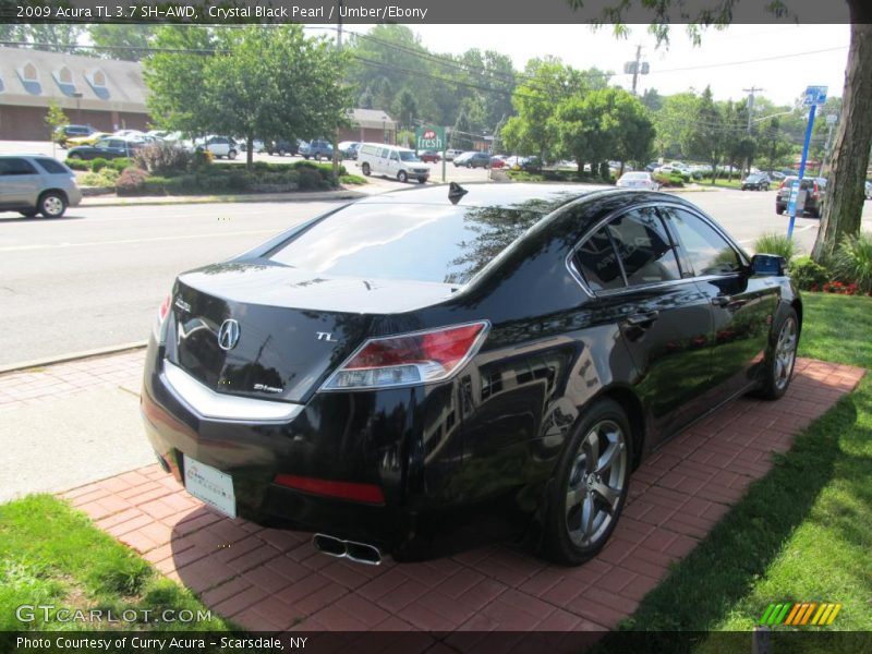 Crystal Black Pearl / Umber/Ebony 2009 Acura TL 3.7 SH-AWD