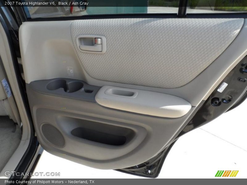 Black / Ash Gray 2007 Toyota Highlander V6