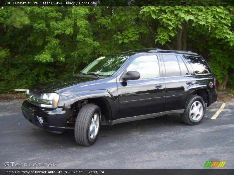 Black / Light Gray 2008 Chevrolet TrailBlazer LS 4x4