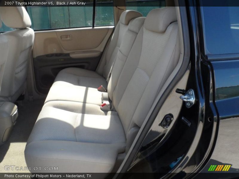 Black / Ash Gray 2007 Toyota Highlander V6