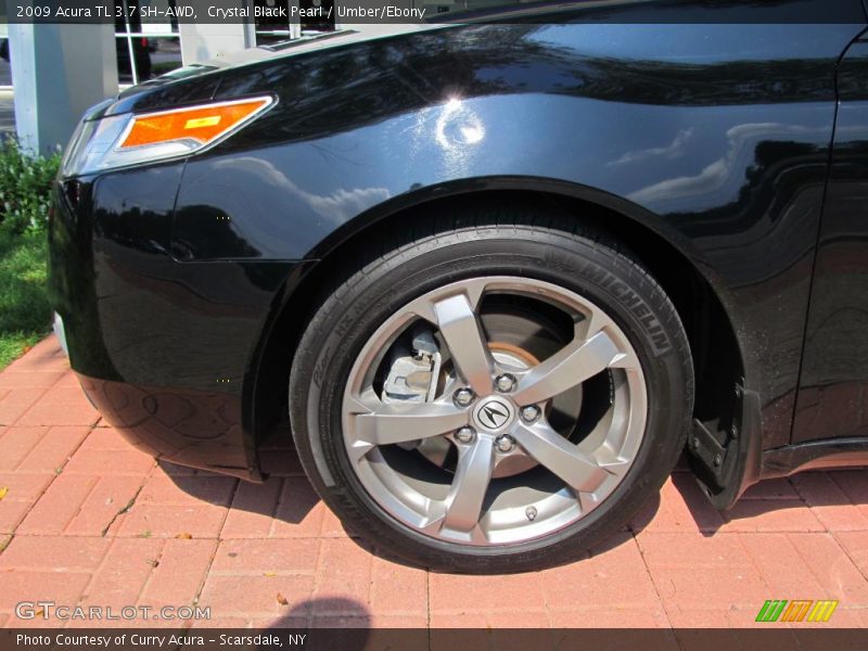 Crystal Black Pearl / Umber/Ebony 2009 Acura TL 3.7 SH-AWD