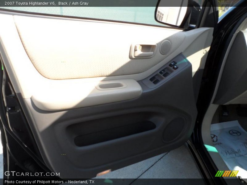 Black / Ash Gray 2007 Toyota Highlander V6
