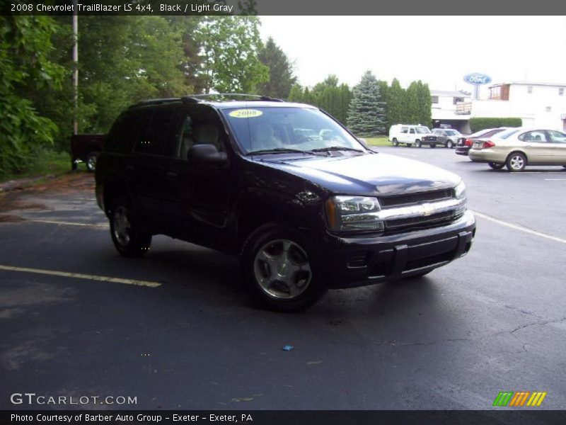 Black / Light Gray 2008 Chevrolet TrailBlazer LS 4x4