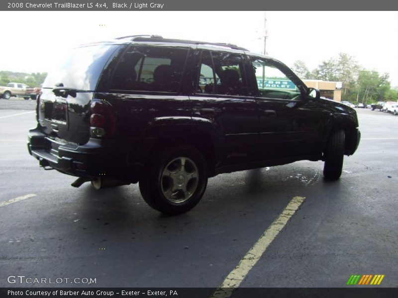 Black / Light Gray 2008 Chevrolet TrailBlazer LS 4x4