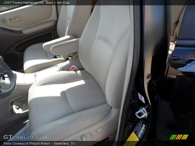 Black / Ash Gray 2007 Toyota Highlander V6