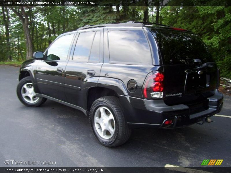 Black / Light Gray 2008 Chevrolet TrailBlazer LS 4x4